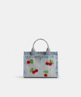 カーゴ トート バッグ 20・チェリー エンブロイダリー | COACH